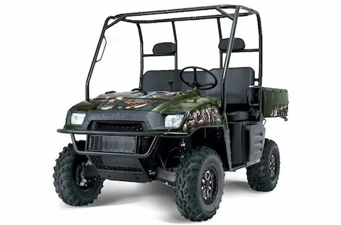 Polaris Ranger 500 / 700 XP with the Mad Hatter Green graphic kit